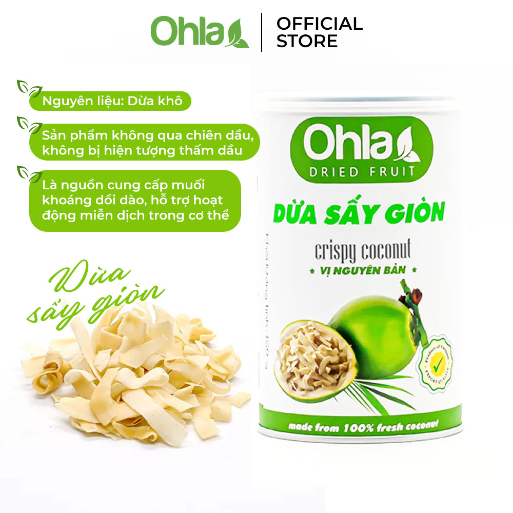 Dừa sấy giòn Ohla - 120 g