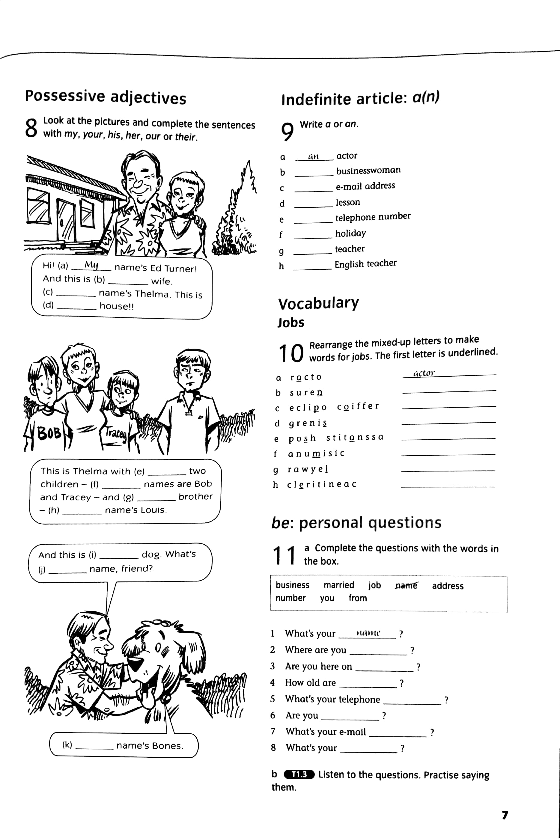 New Cutting Edge Elementary Workbook (With Answer Key)