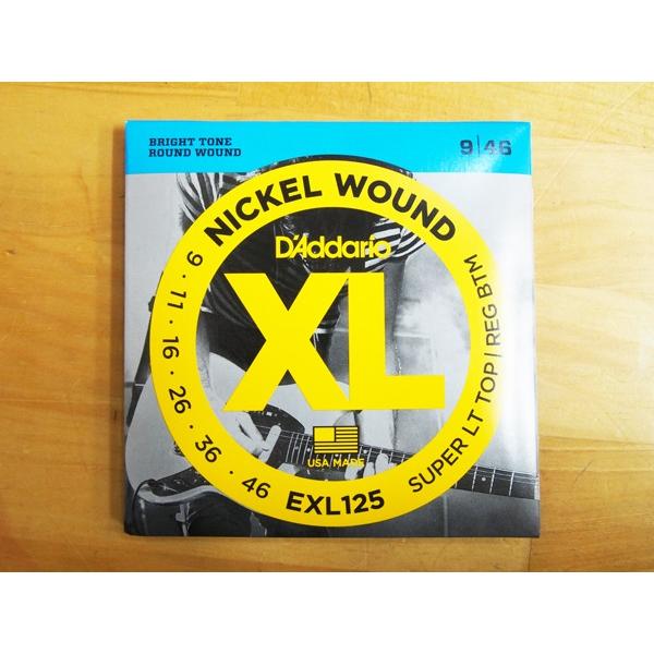 Bộ Dây Đàn Guitar Điện/Electric Guitar D'Addario EXL125 Nickel Wound 9-46 - Hàng Chính Hãng