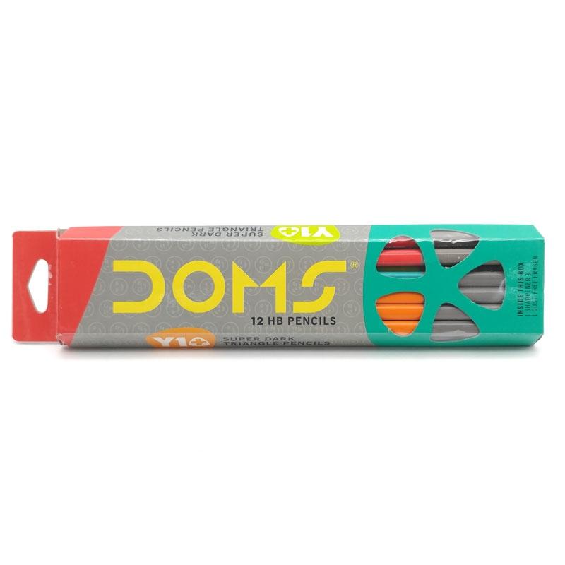 Hộp 12 Bút Chì Gỗ DOMS Y1+ HB 7151