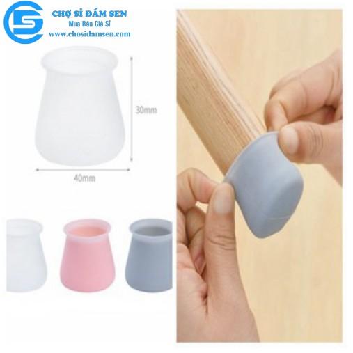 VỎ BỌC CHÂN BÀN GHẾ BẰNG SILICON DÀY CHỐNG XƯỚC SÀN, BỊT CHÂN BÀN GHẾ CHỐNG TRƯỢT AN TOÀN HÌNH TRÒN