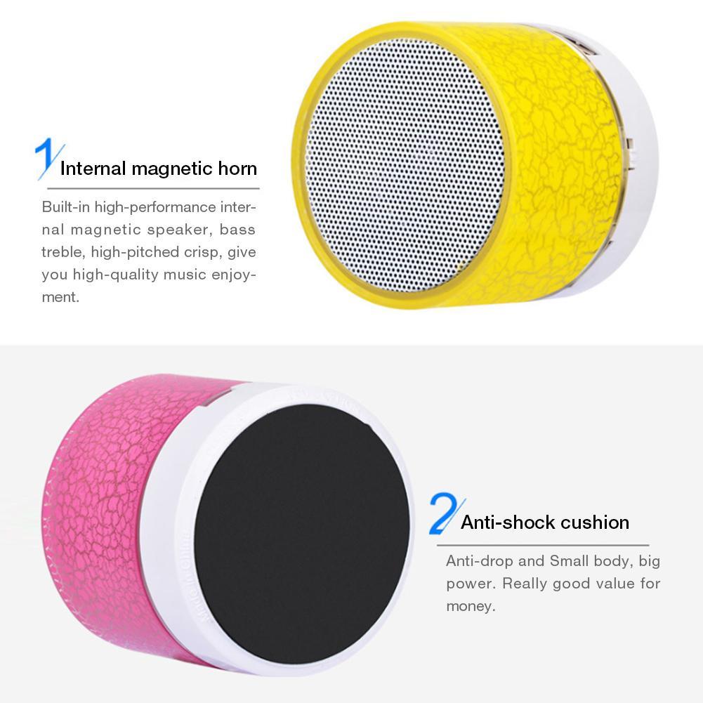 Loa bluetooth A9 Âm Thanh Siêu Trầm Có Đèn LED Chất Lượng Cao