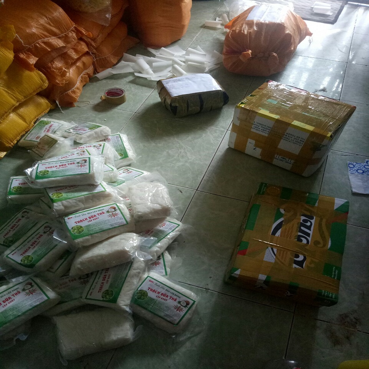 Combo 10Kg Thạch Dừa Ép Khô Dạng Thạch Miếng