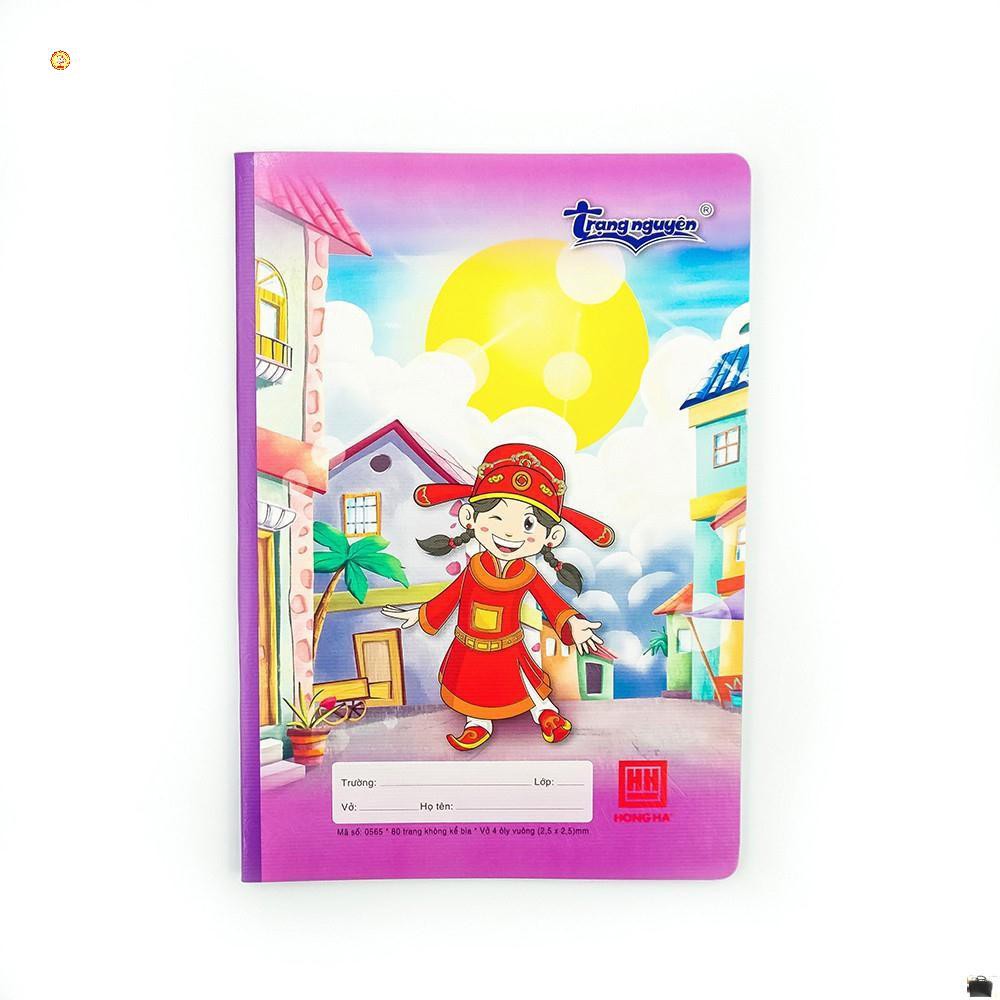 Vở 4 ô ly 80 trang Hồng Hà Chân dung Trạng Nguyên - 0565