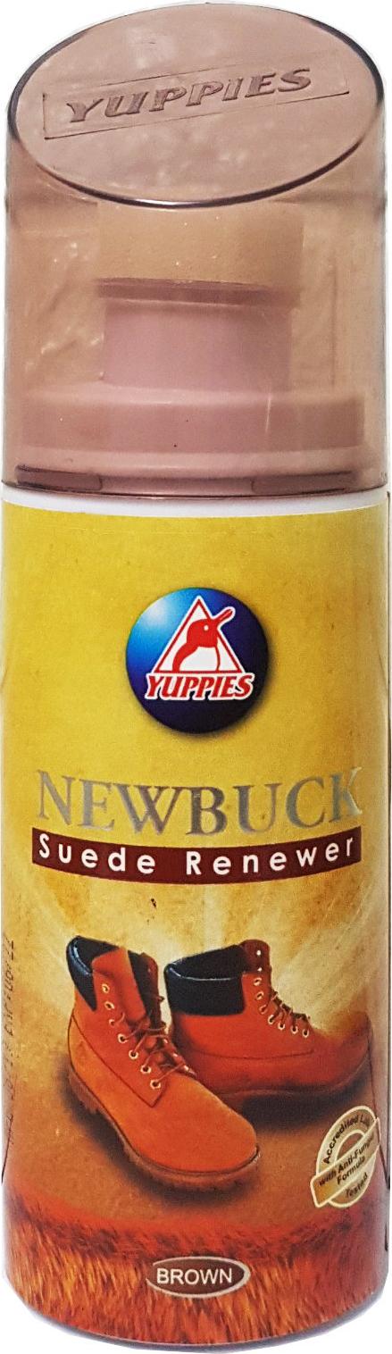 Xi đánh giày da lộn nâu YUPPIES Newbuck Suede Renewer 75ml - Brown (Malaysia)