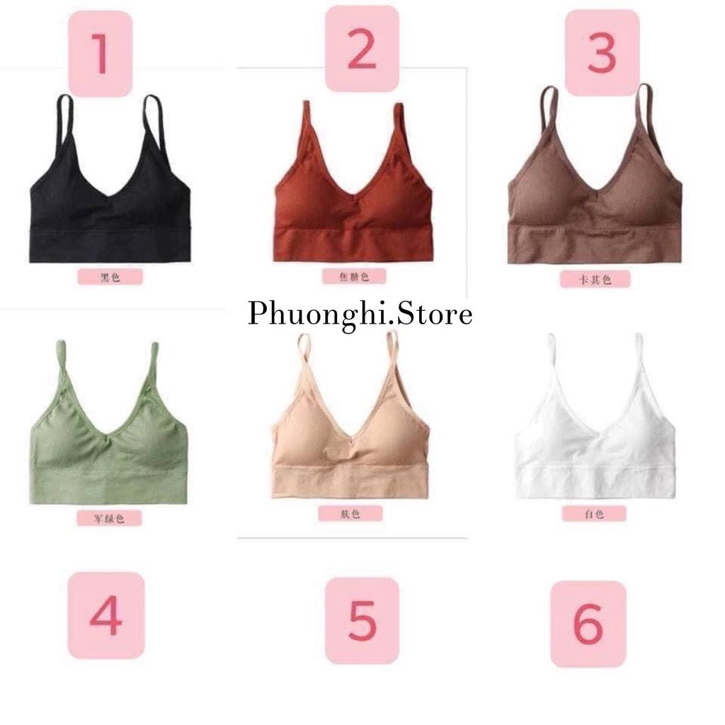 Áo Bra Len Tăm Hở Lưng Bra Khoét Lưng Dáng U Đẹp