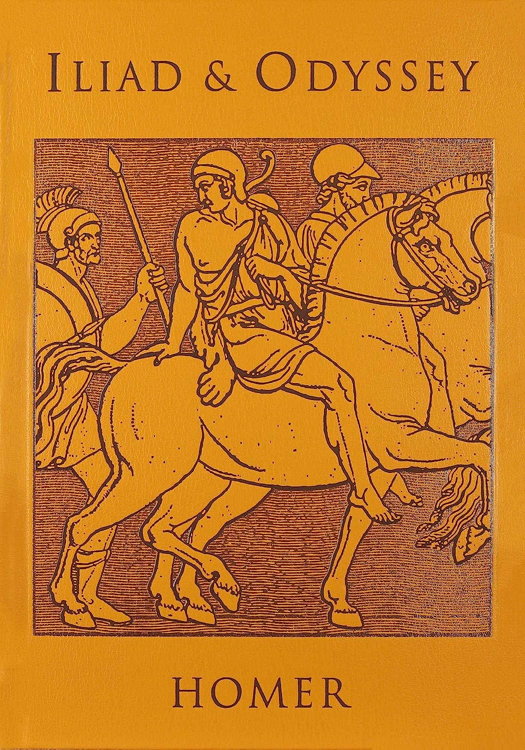 Artbook - Sách Tiếng Anh - Iliad &amp; Odyssey (Leather-bound Classics)