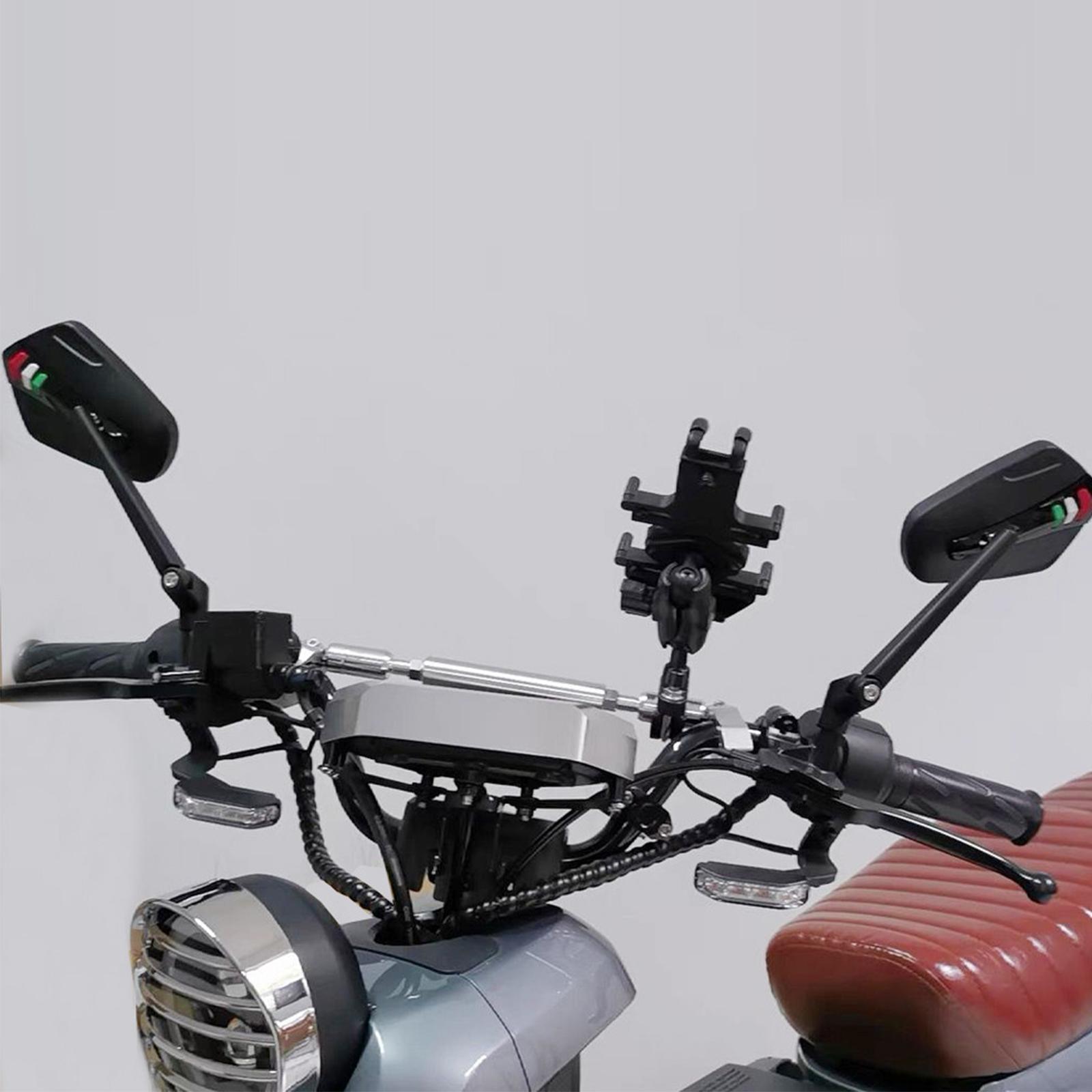 2Pcs Motorcycle Rearview Mirror Replaces Spare Parts Easy Install