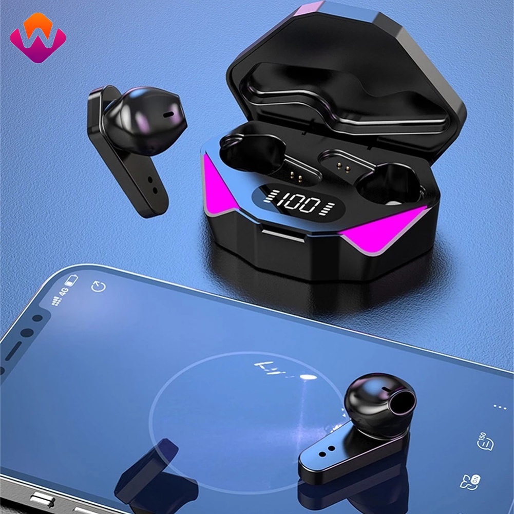 Tai nghe gaming X15 - Pin 4h - Cảm biến chạm - Tự động kết nối - Âm thanh nổi - Bluetooth 5.0 - Thiết kế thể thao - Hàng chính hãng