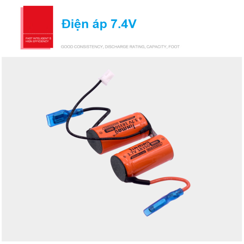 Pin Jinmasi dùng cho dòng máy xaysinhto MR MR9600 Li-ion 7.4V, 900mAh - JM9600 ( râu)