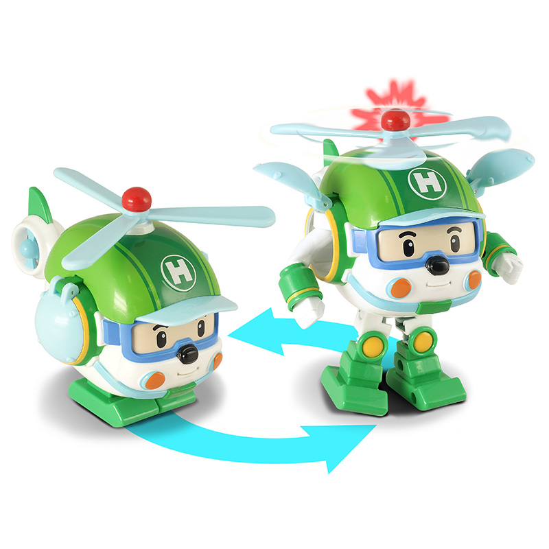 Đồ Chơi Robot Biến Hình Máy Bay Cứu Hộ Helly Có Chạy Trớn &amp; Ánh Sáng ROBOCAR POLI 83096