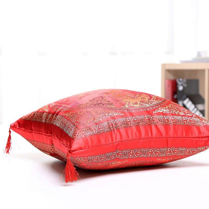 Vỏ Gối Tựa Lưng Ghế Sofa Cỡ Lớn Phong Cách Trung Hoa Độc Đáo