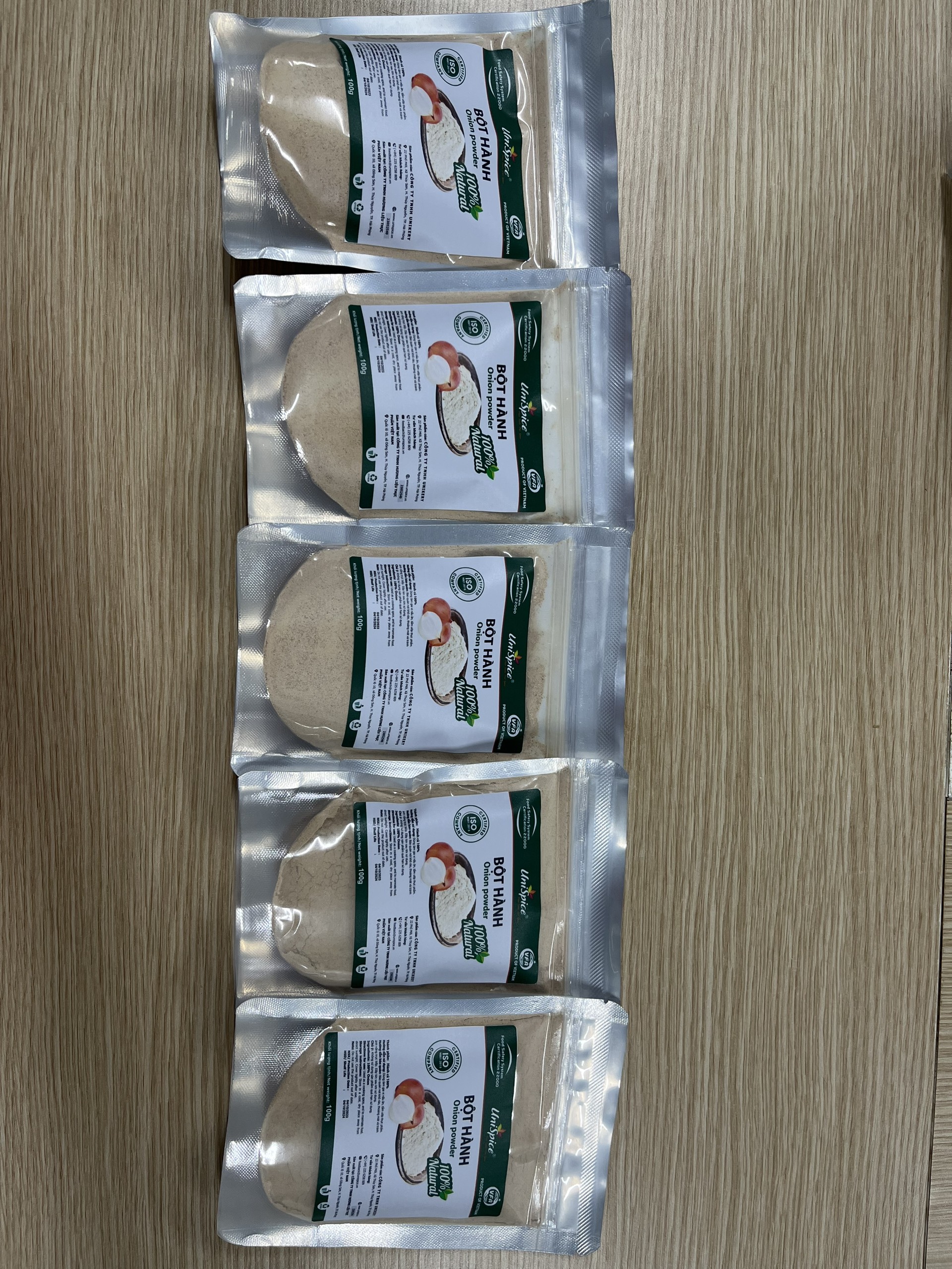 Bột hành ta siêu mịn nguyên chất 100% dùng tẩm ướp. Gia vị Tự nhiên Unispice