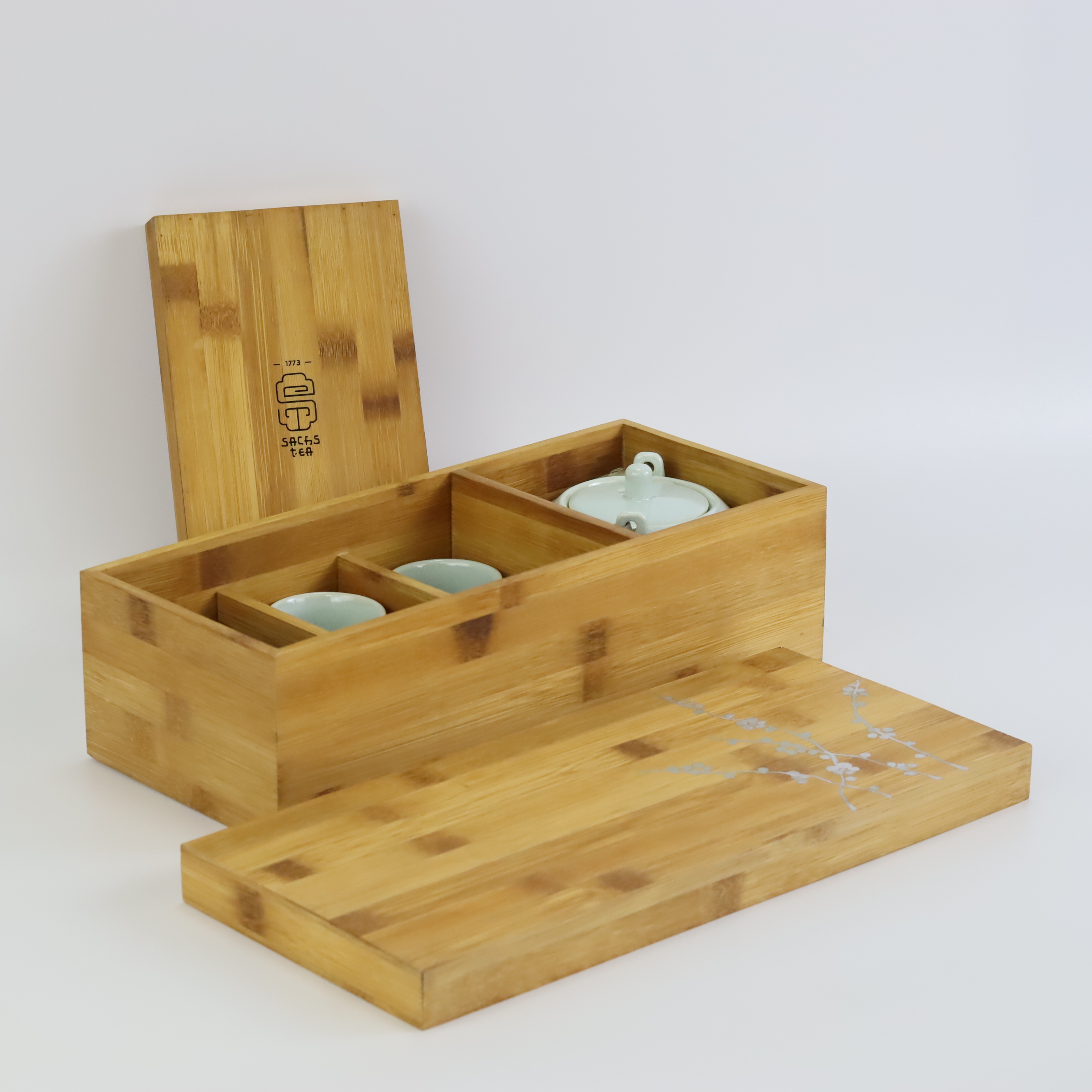 Bộ ấm trà Hoa Mai SACHS TEA 1773 làm bởi nghệ nhân sang trọng cao cấp