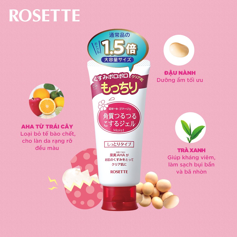 Tẩy Tế Bào Chết Dạng Gel Chiết Xuất Từ Thiên Nhiên Rosette Gommage