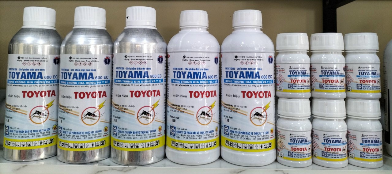 Thuốc diệt muỗi thế hệ mới TOYAMA 600EC - chai 100ml