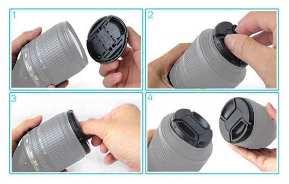 Nắp đậy ống kính Lens cap , Hàng nhập khẩu