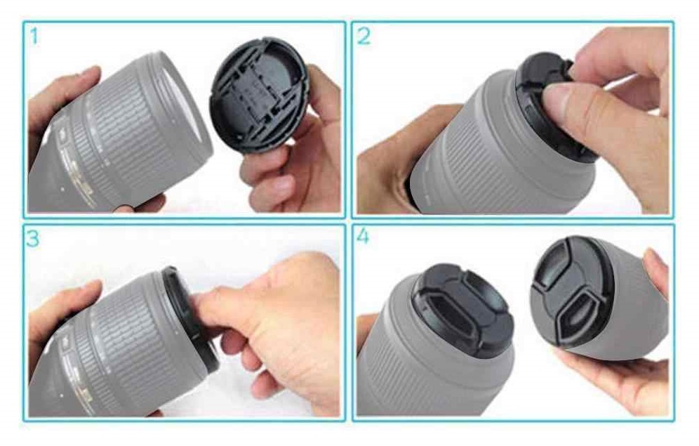 Nắp đậy ống kính Lens cap (Nhiều Size), Hàng nhập khẩu