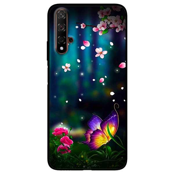Ốp lưng dành cho Huawei Nova 5T - Bướm Anh Đào