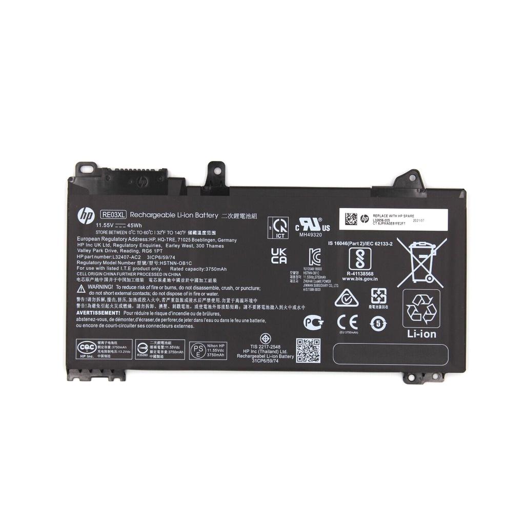 Pin Dùng Cho Laptop HP ProBook 445-G6 450-G6 440-G6 430-G6 430 450 G7 Original RE03XL