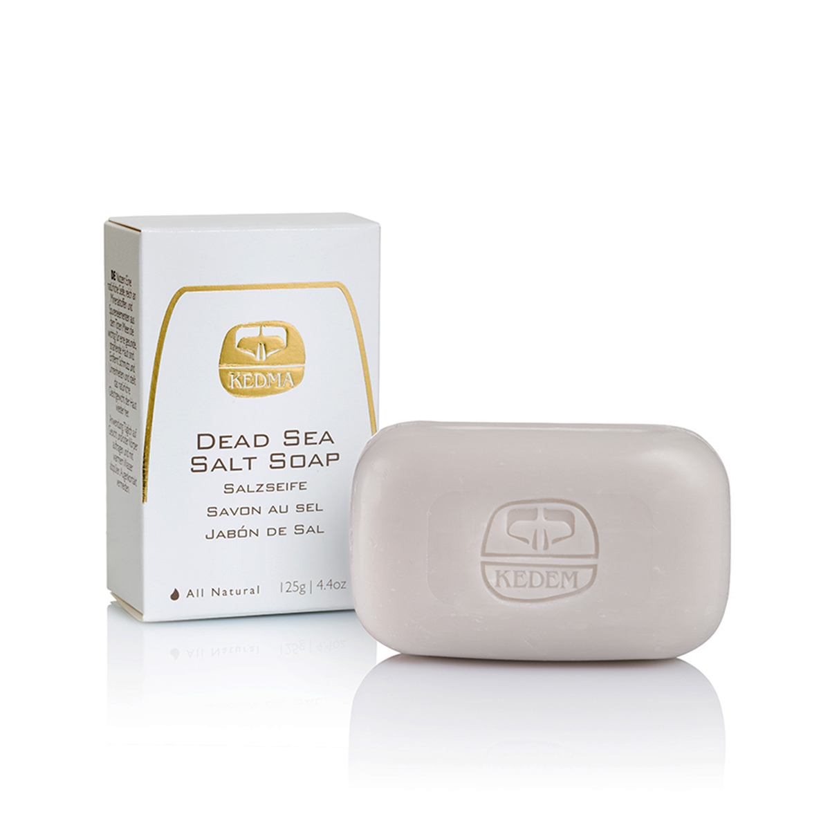 Xà Bông Muối Biển Chết - Dead sea Salt Soap Kedma 125gr