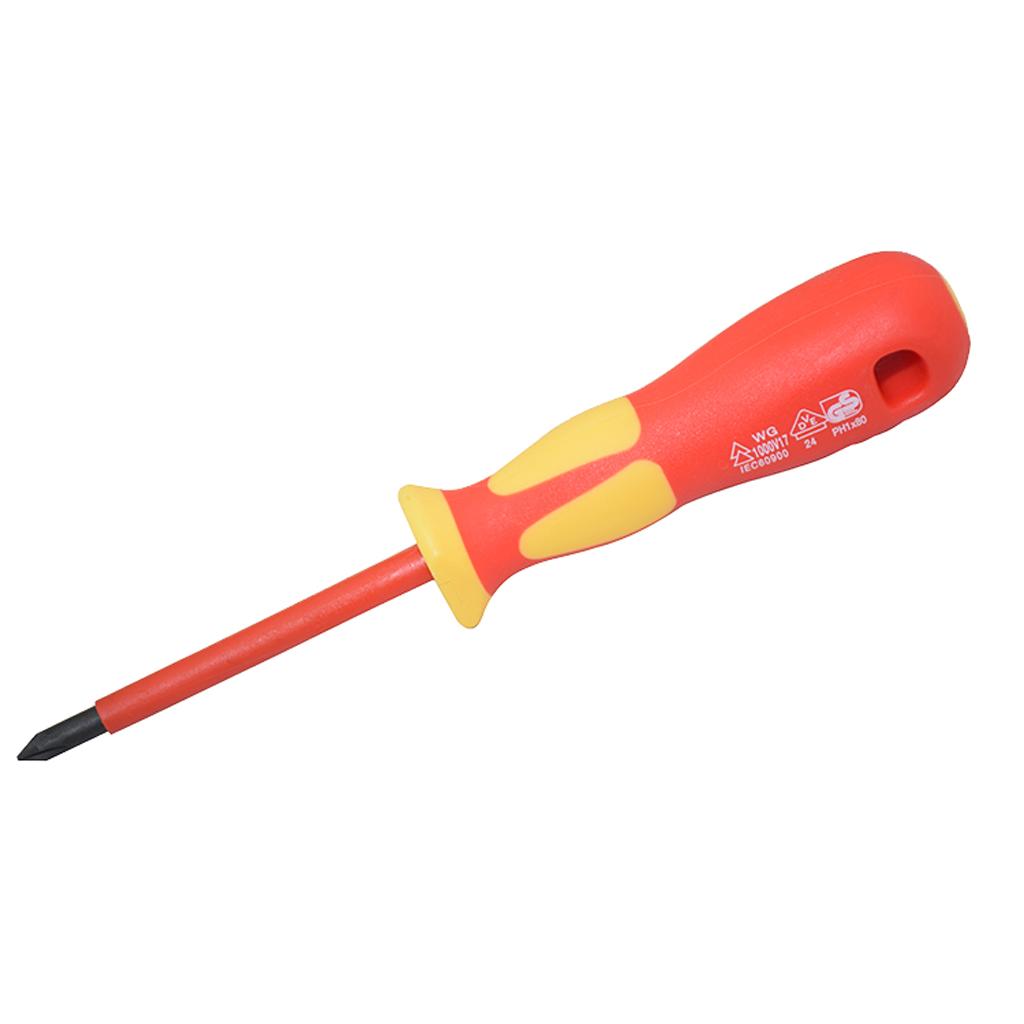 Professional Insulated Electrician Screw Driver Hand Tools NEW 1000V PH2