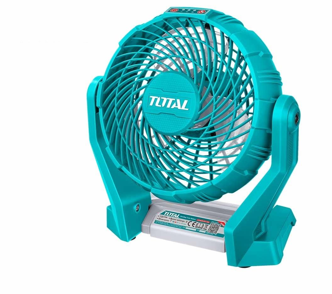 QUẠT MÁY DÙNG PIN 12V (KHÔNG KÈM PIN VÀ BỘ SẠC) TOTAL TFALI1207 - HÀNG CHÍNH HÃNG