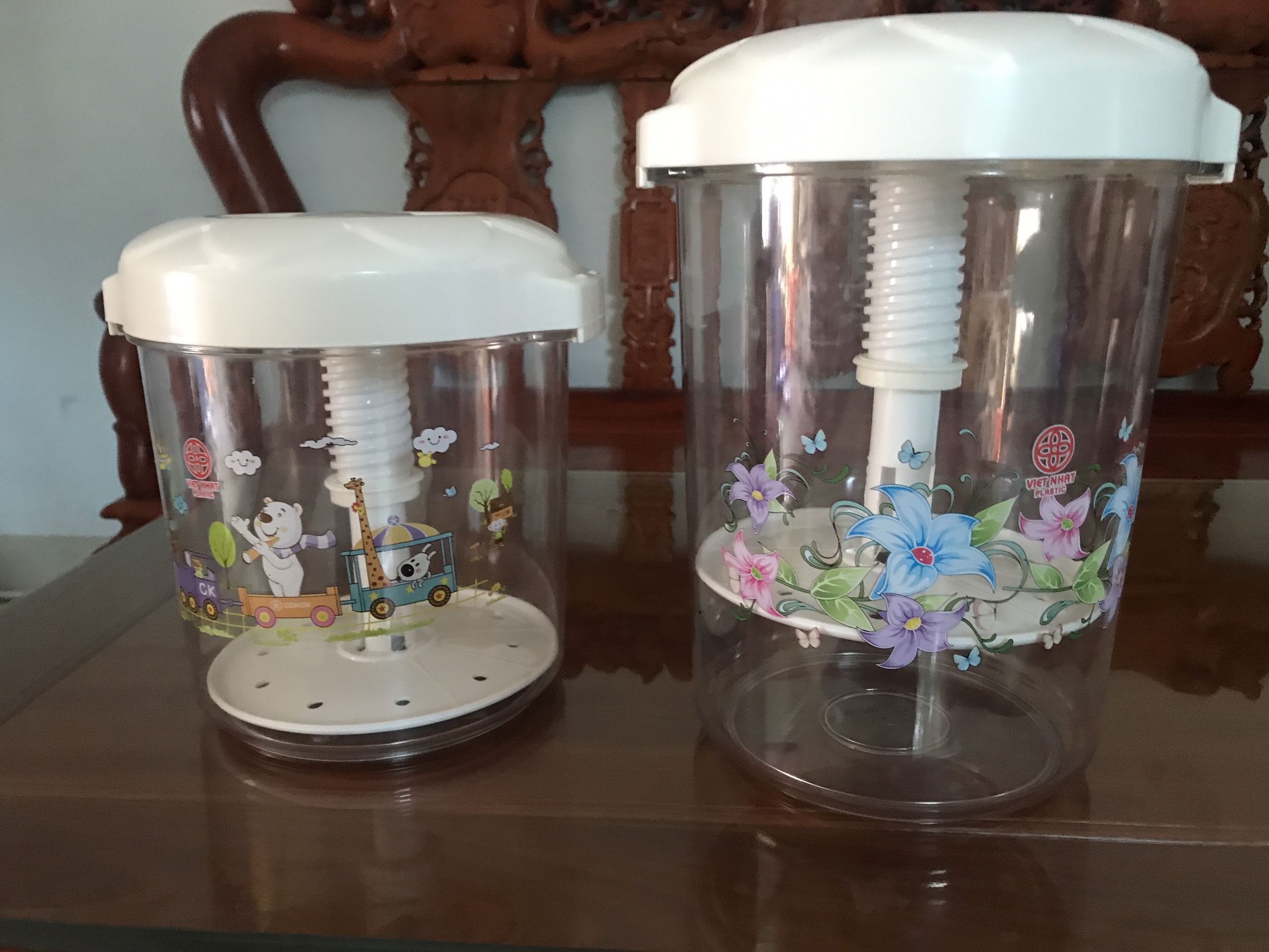 Lọ làm muối dưa cà Việt Nhật dung tích 3L & 5L