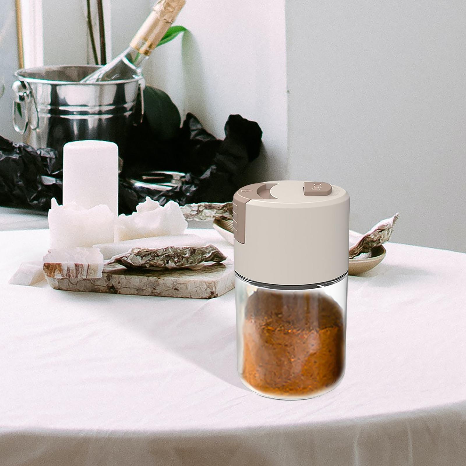 Sea Salt Shaker with Adjustable Holes Empty Spice Dispenser Cruet