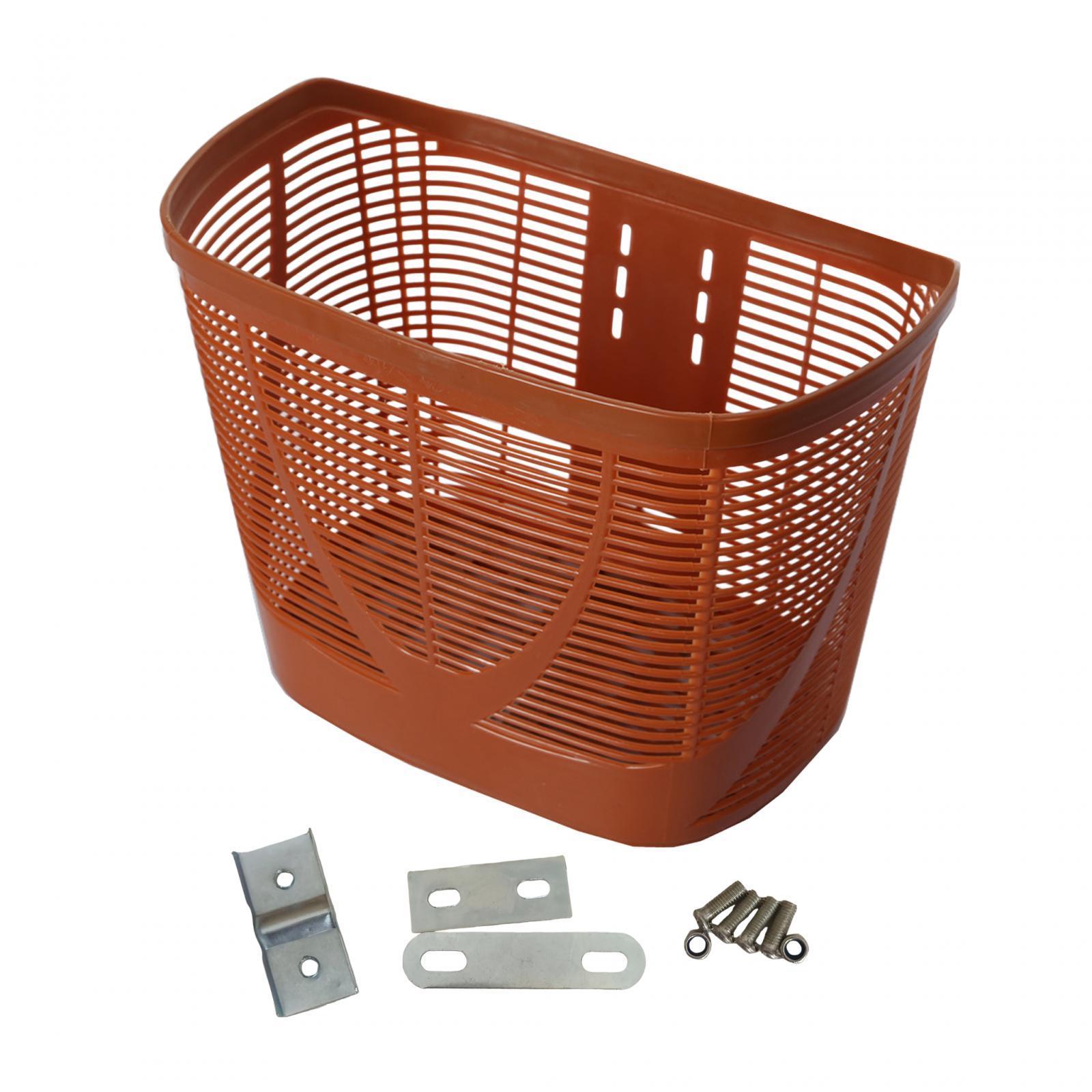Bike Basket Front Basket Easy to Install Organizer Universal  Cargo Rack Storage Basket for Camping Shopping Bike Accessories