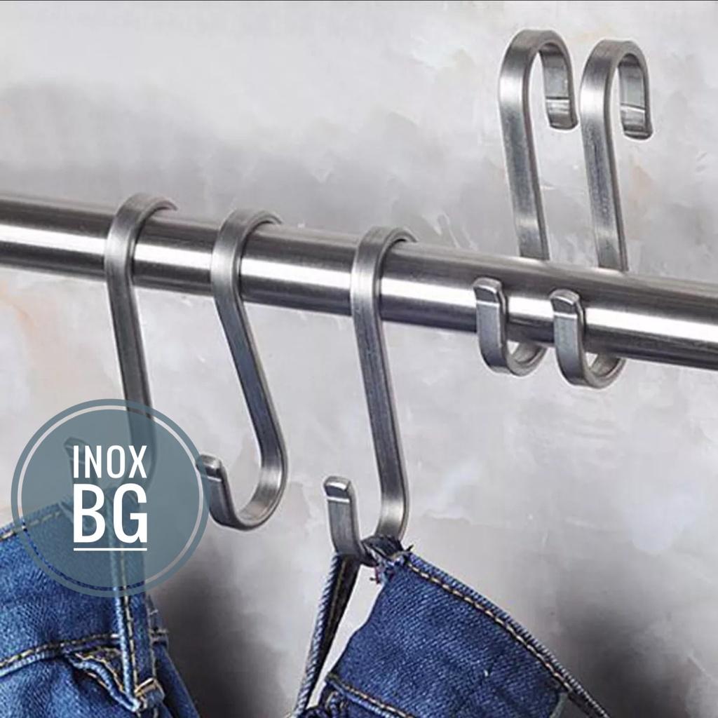 Móc treo đồ chữ S lồng ống inox phi 19,25,32,35,38