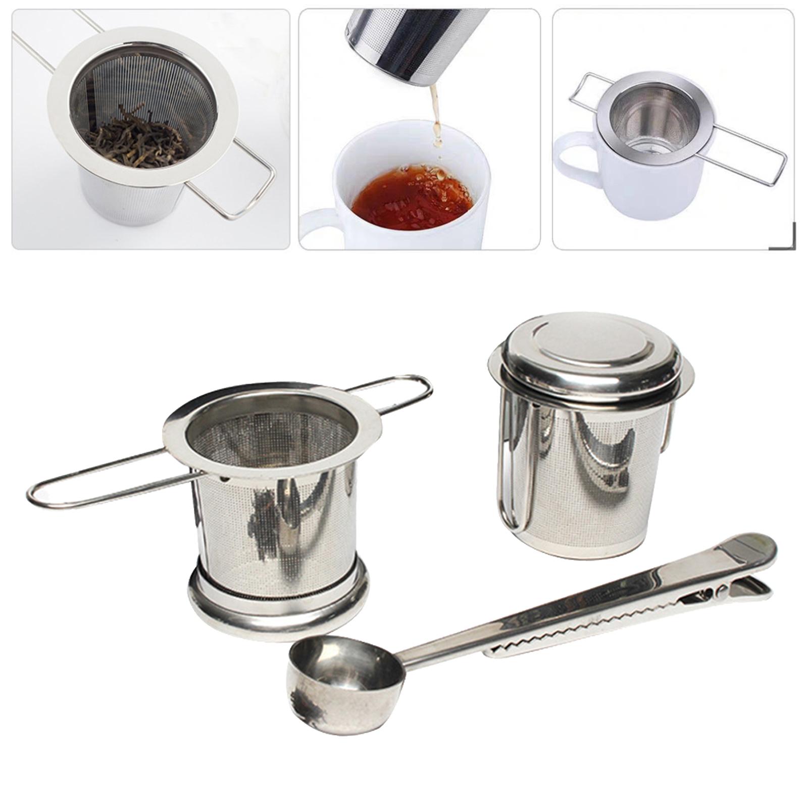 Tea Infuser Fine Mesh Strainer Stainless Steel Mesh Tea Infuser Loose Leaf Filter for Brewing Tea