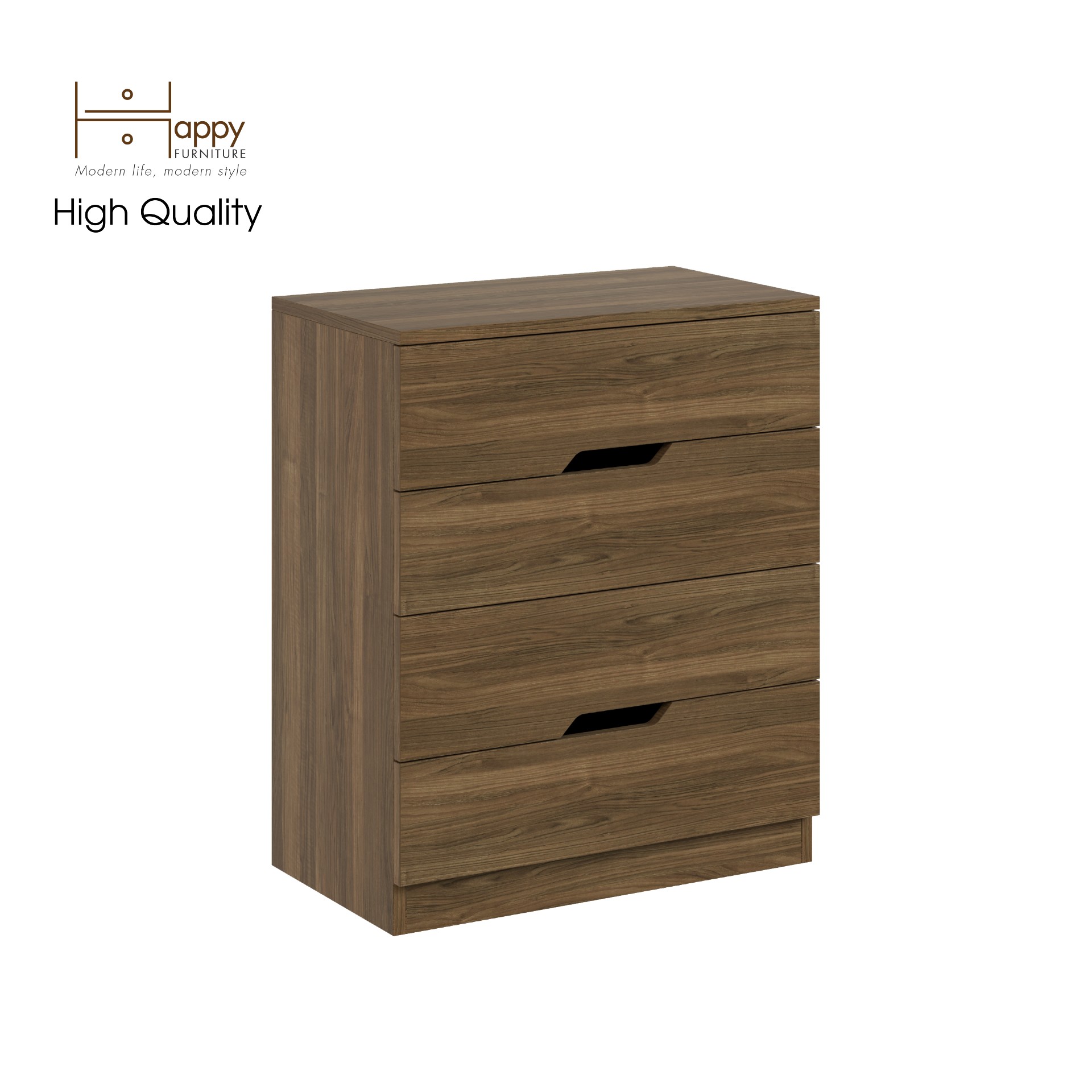 [Happy Home Furniture] DASH , Tủ đựng đồ - 4 ngăn kéo , 60cm x 35cm x 72cm ( DxRxC), THK_055
