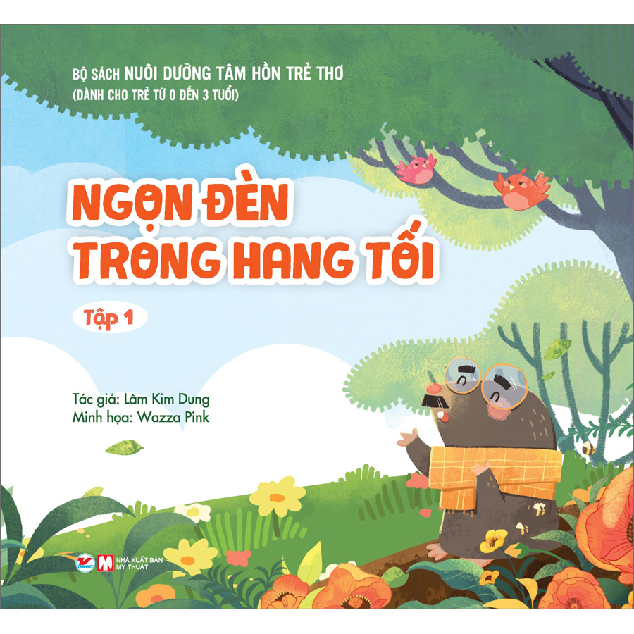 Combo: Bộ Sách Nuôi Dưỡng Tâm Hồn Trẻ Thơ Dành Cho Trẻ Từ 0 Đến 3 Tuổi: Ngọn Đèn Trong Hang Tối + Bài Tập Làm Văn Trong Mơ + Ai Là Nhà Vô Địch + Nhà Văn Bạch Tuộc + Cún Lười Đi Học Săn: (Bộ 5 Tập)