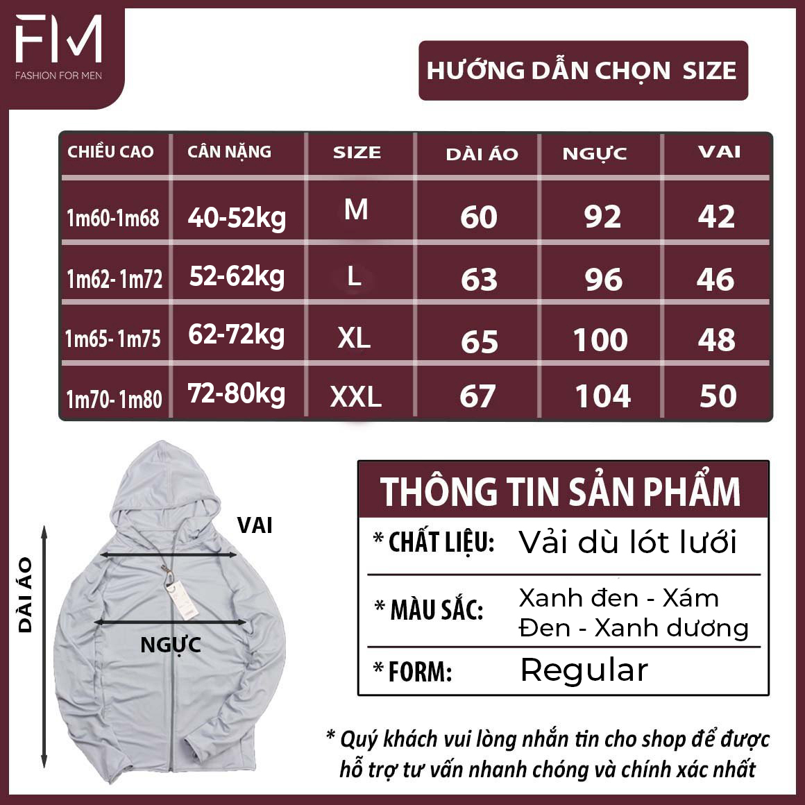 Áo khoác gió 2 lớp cao cấp chống nắng, chống nước thiết kế phối sọc trẻ trung - FORMEN SHOP - FMTHT051