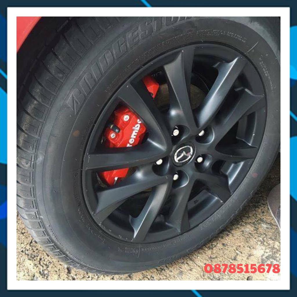 Bộ 2 ốp độ má phanh đĩa Brembo KIM LOẠI phong cách thể thao và đẳng cấp cho ô tô xe hơi (ĐỦ SIZE 14-15, 16-17, 18-19