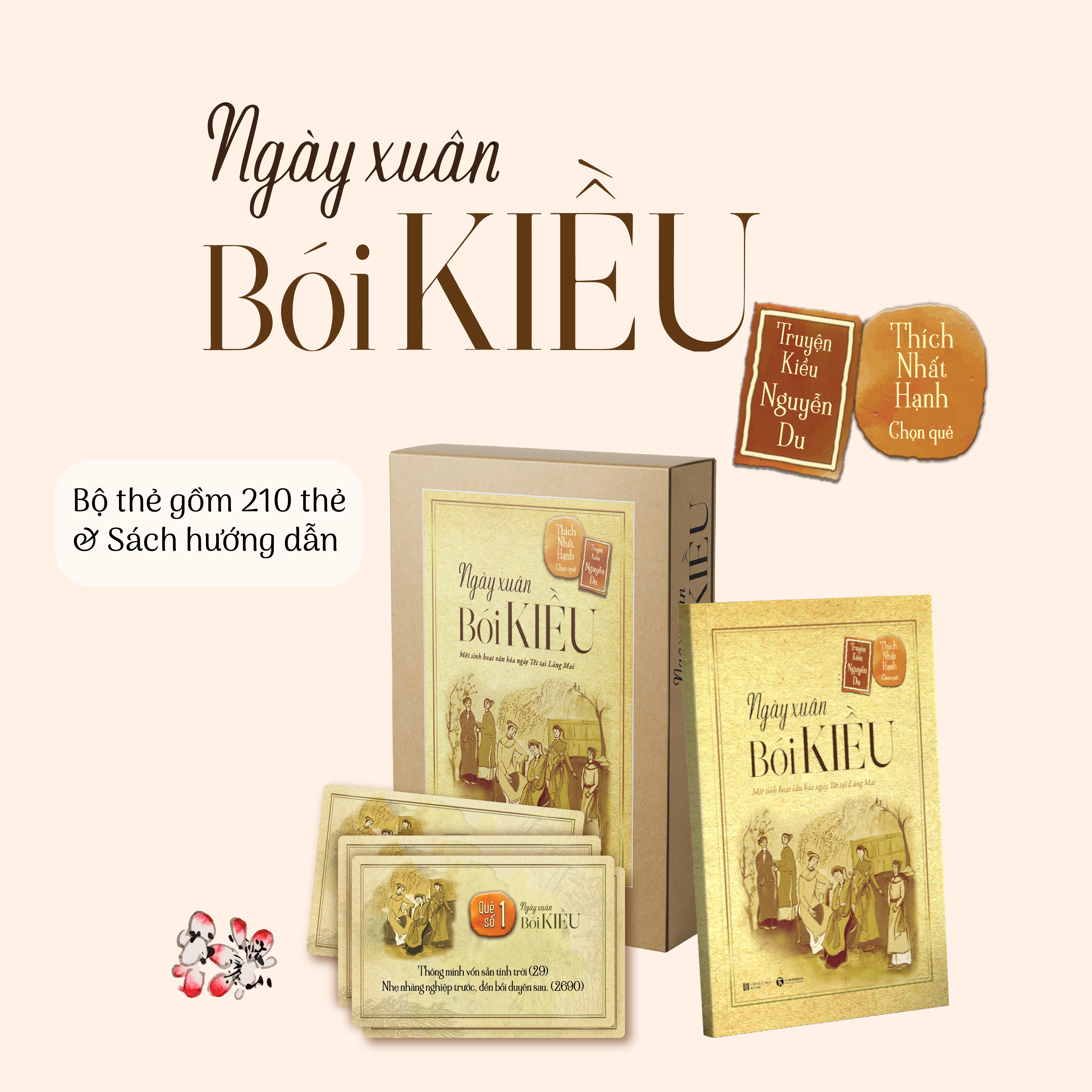 Sách - Boxset Ngày Xuân Bói Kiều (Bộ Bài + Sách Hướng Dẫn)