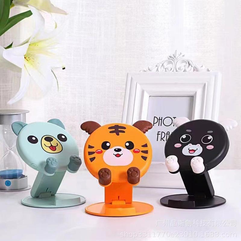 Giá Đỡ Điện Thoại / Máy Tính Bảng Họa Tiết Hoạt Hình Dễ Thương Đa Năng Có Thể Gấp Gọn