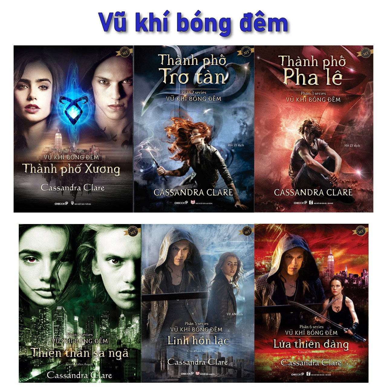Combo 6 cuốn Vũ khí bóng đêm