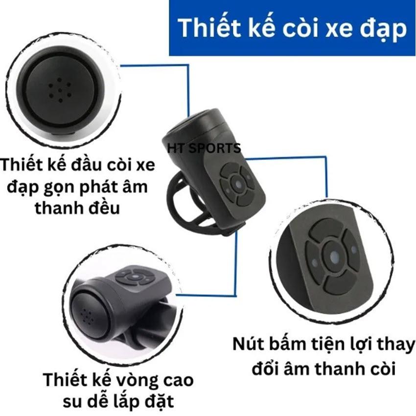 Còi xe đạp có báo động chống trộm