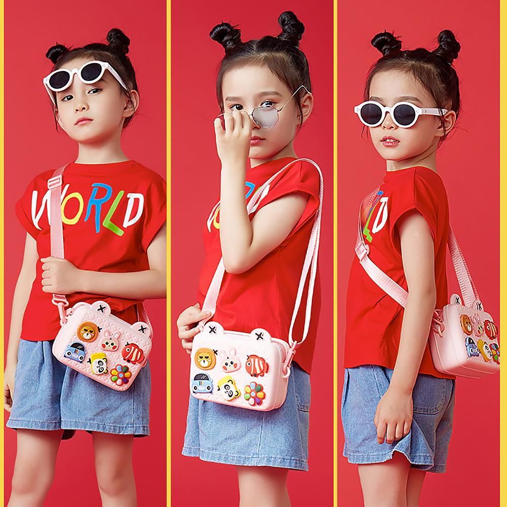 Trẻ Em Hoạt Hình Hình Đeo Vai Bé Sứ Giả Ví Cầm Tay Chống Nước Tự Làm Ví Túi Cho Bé Gái Bé Trai Nhỏ Túi Đeo Chéo