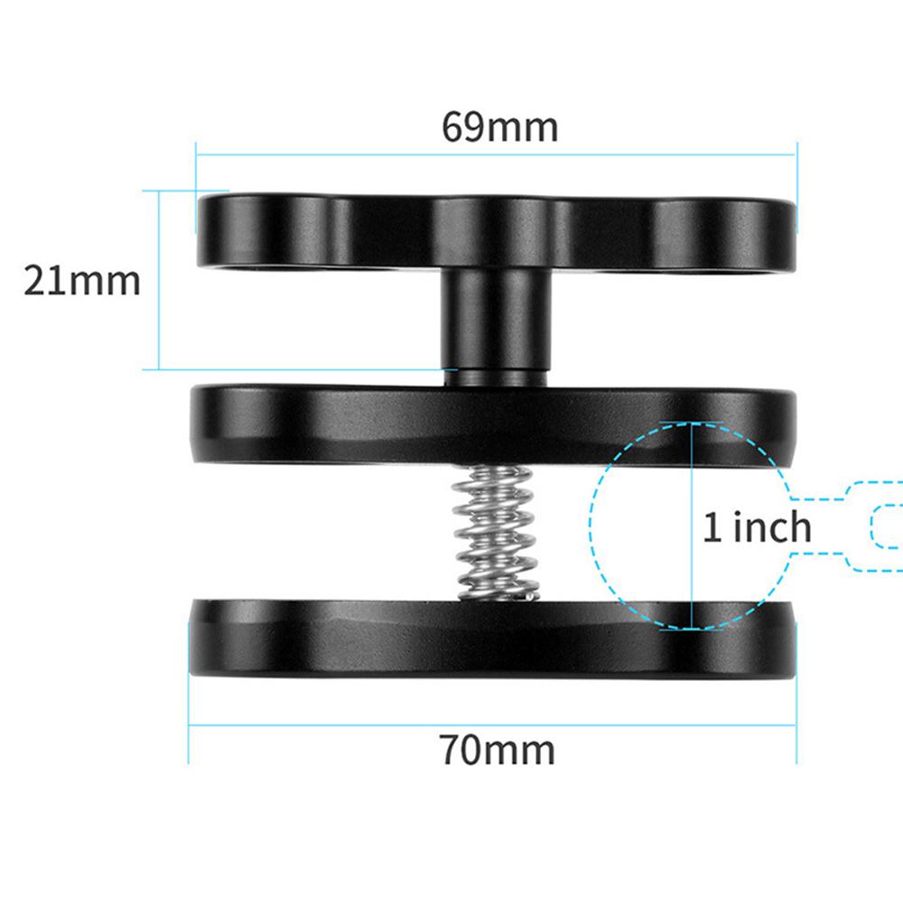 Khay lặn có bình dưỡng khí cho Chụp ảnh,Gắn máy ảnh Kẹp bóng 1 inch Hợp kim nhôm dùng cho ánh sáng dưới nước