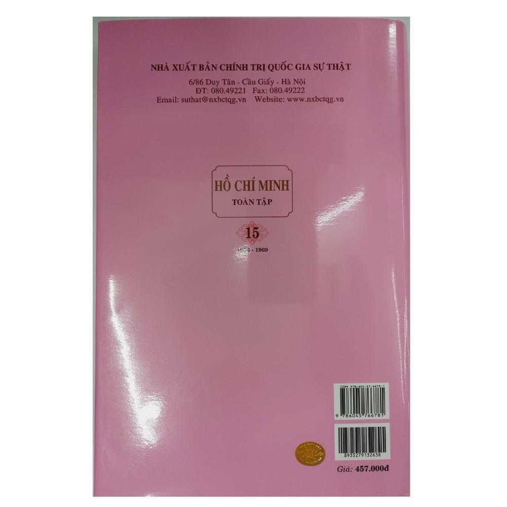 Sách - Hồ Chí Minh Toàn Tập - Combo 15 Tập - NXB Chính Trị Quốc Gia