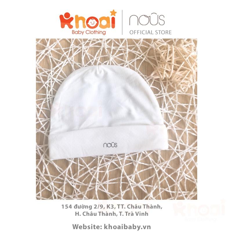 Phụ kiện Nous - Mũ sơ sinh cho bé - Chất liệu Nu Petit 95% cotton thiên nhiên