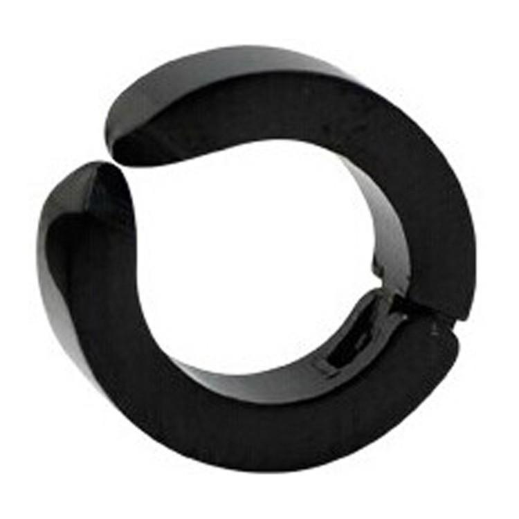 Khuyên tai nam nữ dạng kẹp mũi tròn màu đen phong cách Punk không cần bấm lỗ mã sp ZJ3135