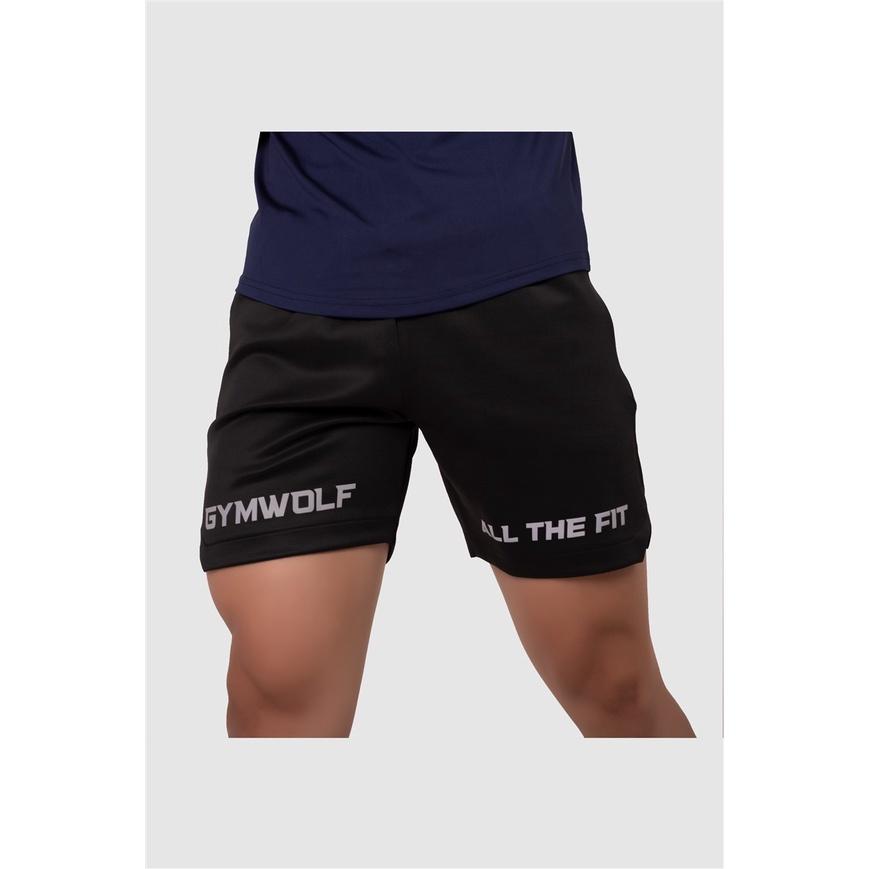 Quần Short Thể Thao GYMWOLF Vải Poly 2 Da Siêu Thấm Hút Mồ Hôi (WOLF27)