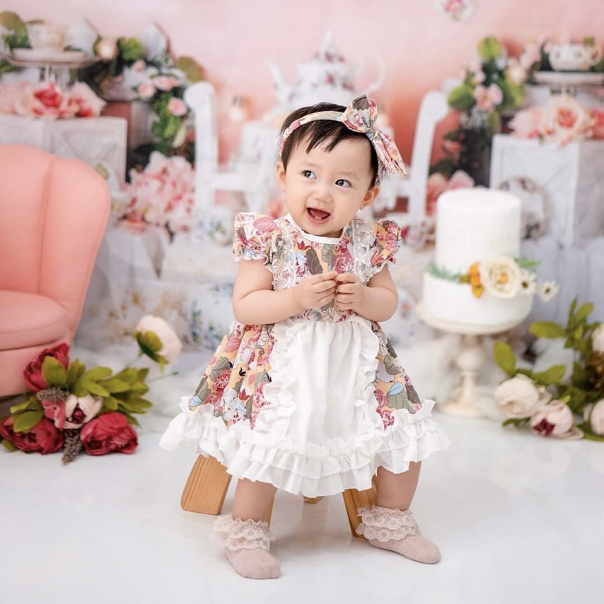 Váy Lụa Hoa Bèo Bé Gái 4 Đến 28kg, Đầm Bé Gái Chất Lụa Mềm Mát