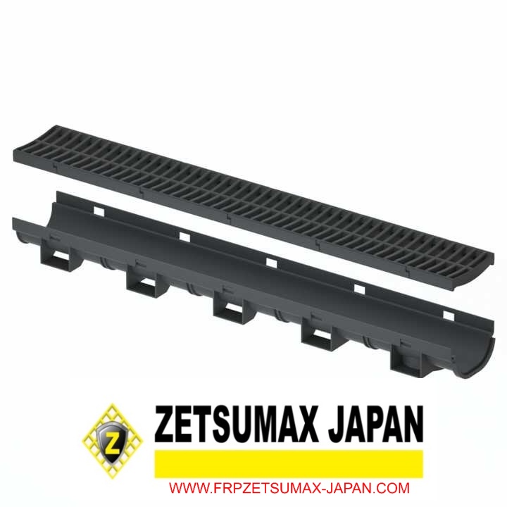 Rãnh Thoát Nước, Cống Thoát Nước Zetsumax -Japan Nhựa Hdpe Độ Bền Cao Chống Ăn Mòn Kích Thước (R)300 x (C)300 x (D)1000m