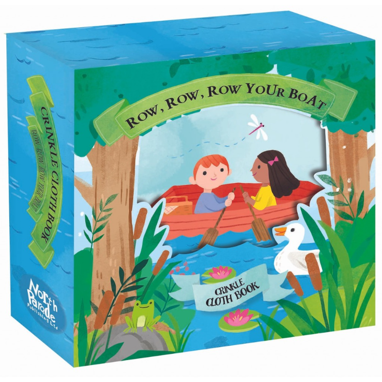 Crinkly Cloth Book - Row, Row, Row Your Boat