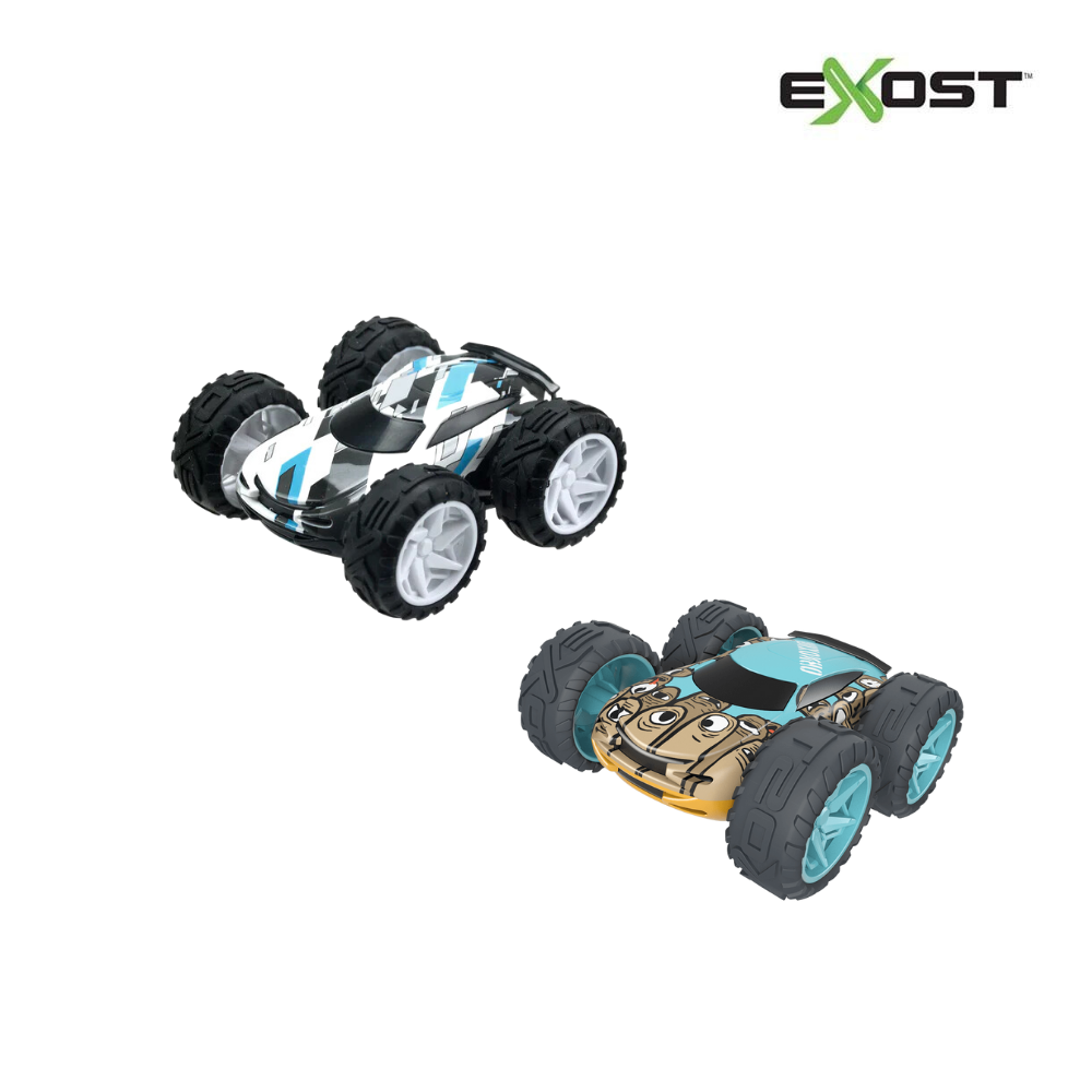 TiNiStore-Bộ đồ chơi 2 xe trớn nhào lộn kèm phụ kiện Jump Flip 1 Exost 20625001